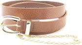 Elvy Damesriem 20538 - Cognac - 85 cm