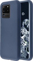 Azuri liquid silicon cover - blauw - voor Samsung Galaxy S20 Ultra