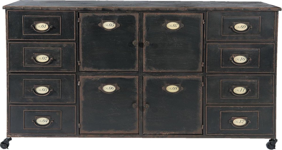 Clayre & Eef Ladekast 152x44x86 cm Bruin IJzer