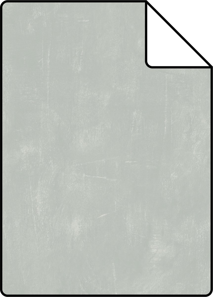 Proefstaal ESTAhome behang krijtverfeffect grijs - 26.5 x 21 cm - 128004-S