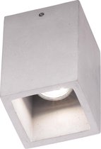LED Plafondlamp - Plafondverlichting - Trion Cubin - GU10 Fitting - Vierkant - Beton Look - Beton - BSE