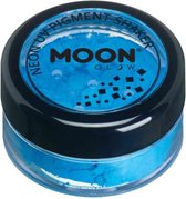 Moon Creations - Moon Glow - Intense Neon UV Pigment Shaker Party Make-up - Blauw