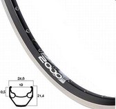 Ryde velg zac 2000 mat zwart 28 36 gaats 14g etrto 622