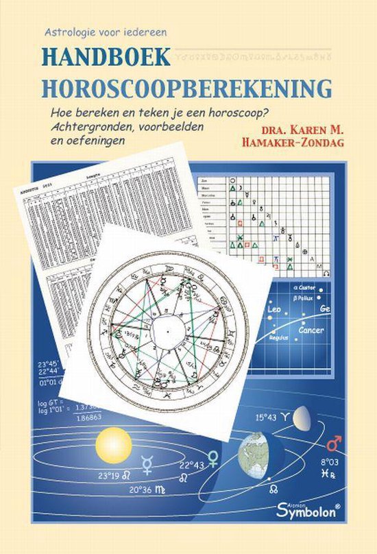 Cover van het boek 'Handboek horoscoopberekening' van Karen M. Hamaker-Zondag
