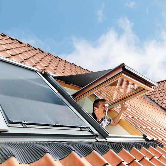 Store auvent VELUX - Noir - Manuelle - MHL C00 5060