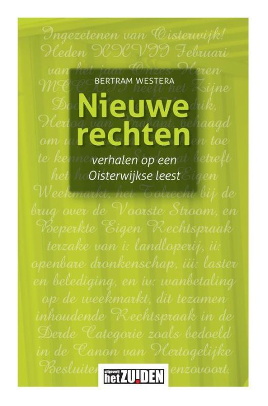 Cover van het boek 'Nieuwe rechten' van Bertram Westera