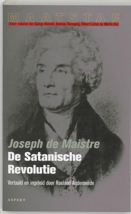 Cover van het boek 'Satanische revolutie' van Joseph Marie de Maistre