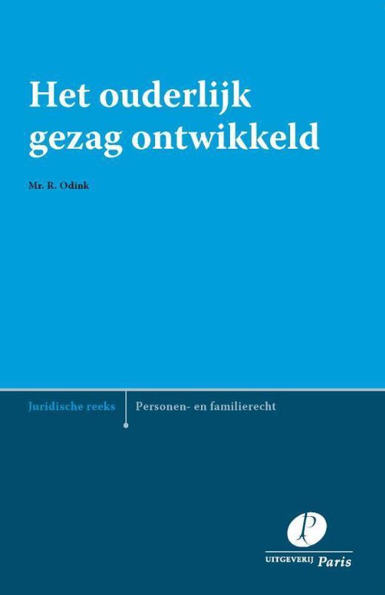 Het ouderlijk gezag ontwikkeld - cover