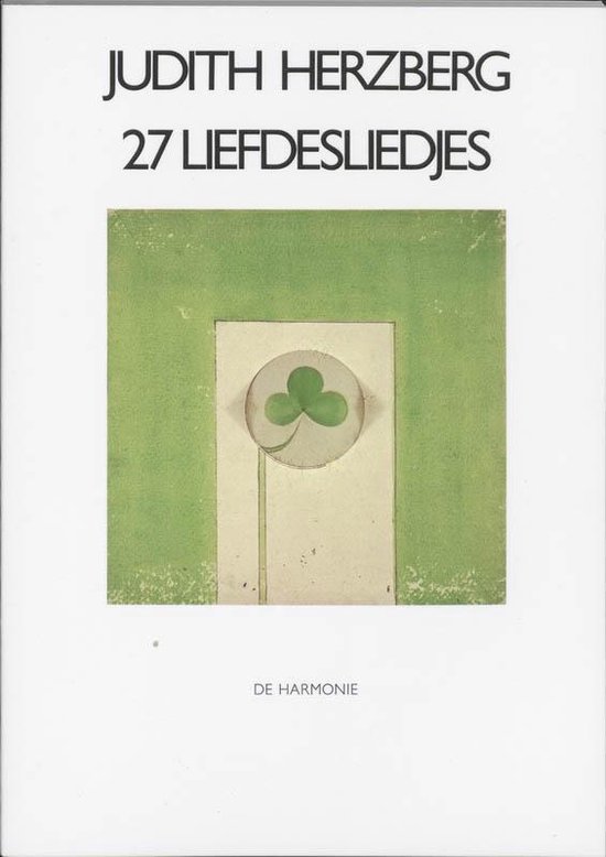 Cover van het boek '27 liefdesliedjes' van Judith Herzberg