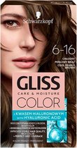 Schwarzkopf - Gliss Color Hair Coloring Cream 6-16 Cool Pearl Brown