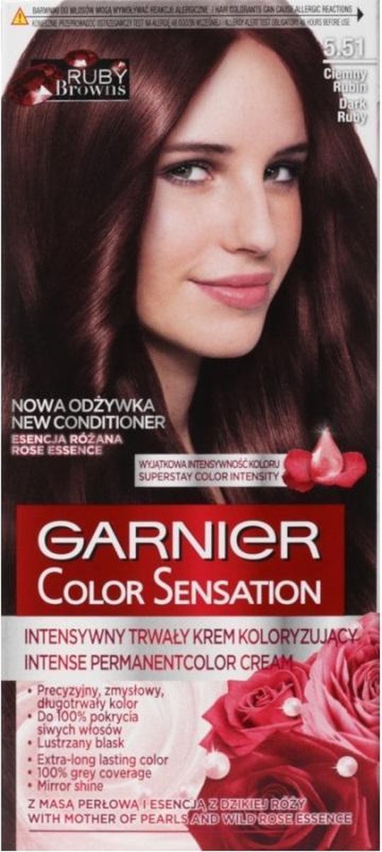 Garnier - Color Sensation farba do włosów 5.51 Ciemny Rubin