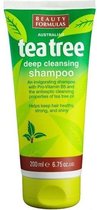 Beauty Formulas - Tea Tree Deep Cleansing Shampoo Cleansing Hair Shampoo 200Ml