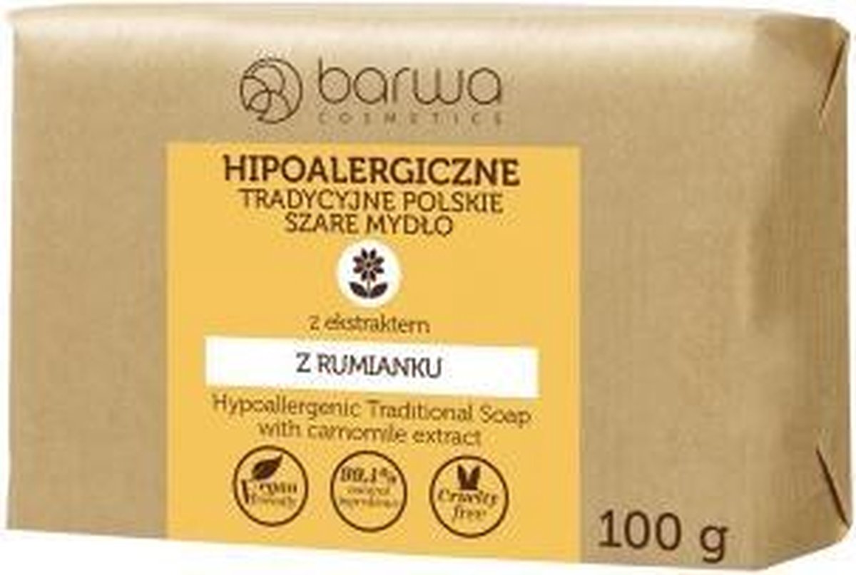 Hue - Hypoallergenic traditional Polish gray chamomile soap - 100ML