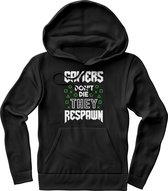 Gamers don't die hoodie Heren / Dames Groen– Gamer hoodie met capuchon – Perfect sweater cadeau - Console hoodie Cadeau - Maat 3XL