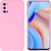 iMoshion Color Backcover Oppo Reno4 Pro 5G hoesje - roze