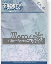 Mal  - Jeanine's Art - Frosty Ornaments - Tekst Gelukkige Kerst