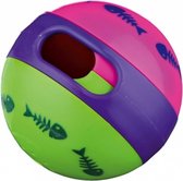 Trixie Voerbal Kat 6 Cm Paars/groen/roze