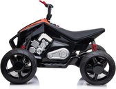 Kindervoertuig - elektrische kinderquad - accuvoertuig "718" 2x35W, 12V7Ah - oranje-zwart