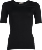 The Original Shortsleeve Shirt - Black - XS - bamboe kleding dames - t-shirt korte mouw