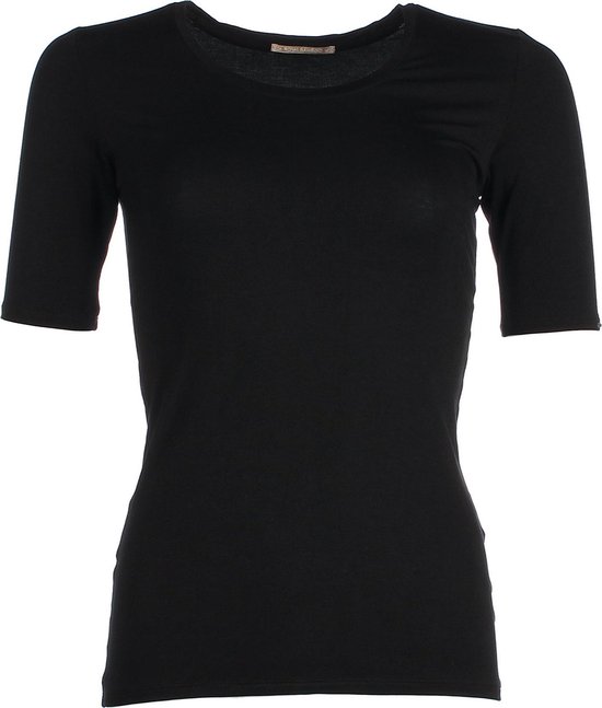 The Shirt - Black - bamboe kleding dames - t-shirt korte mouw | bol.com