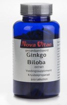 Nova Vitae Ginkgo Biloba Extract Tabletten 100 st