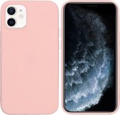iPhone 12 Mini hoesje - iPhone 12 Mini case - hoesje iPhone 12 Mini - Siliconen hoesje - Roze - iMoshion Color Backcover
