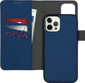 iPhone 12 Pro Max hoesje bookcase - iPhone 12 Pro Max wallet case - hoesje iPhone 12 Pro Max bookcase - Kunstleer - Blauw - iMoshion Uitneembare 2-in-1 Luxe Bookcase