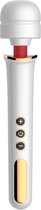Wand Massager-  Vibrator- Ultra Sterk - -Groot-  USB Oplaadbaar - Wit- 20 Functies