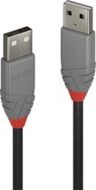 Cable Micro USB LINDY 36693 2 m Black Grey Multicolour