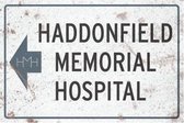 Halloween 2: Haddonfield Memorial Hospital Metal Sign