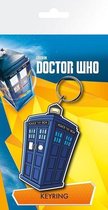 doctor who: police box keychain