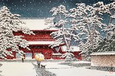 GBeye Kawase Zojo Temple in the Snow  Poster - 91,5x61cm