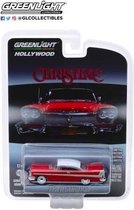 Plymouth Fury 1958 "Christine" Rood/Wit 1:64 Greenlight Hollywood Collection
