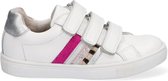 Braqeez Lotte Louwies Meisjes Sneakers - Wit - Leer - Klittenband