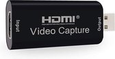 HDMI Capture Card - HDMI naar USB - Video Capture - HDMI input op je laptop - Record direct met Gamen, Streamen, Video Bellen en Live Casts