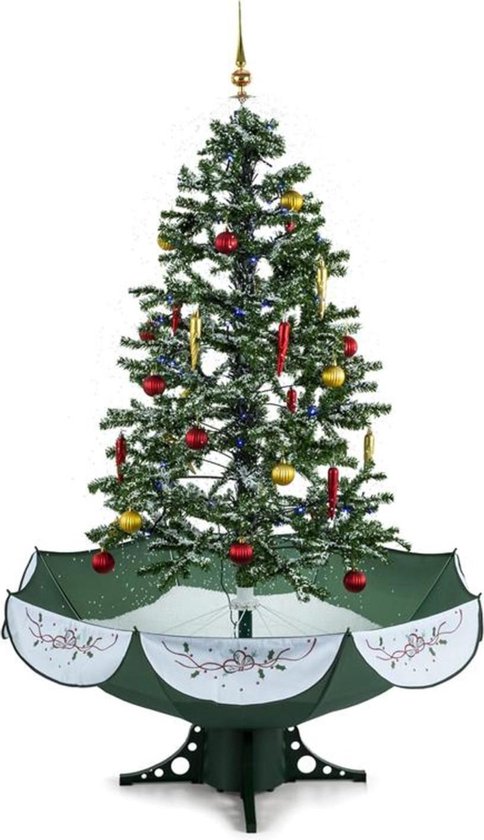 Everwhite Sneeuwende Kerstboom 180 LED Muzikale Boomversiering groen | bol.com