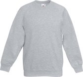 Fruit of the Loom Kinder Unisex Trui Met Raglan Mouwen (2 stuks) (Heather Grijs)