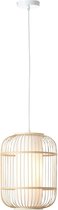 BRILLIANT Bones hanglamp 30cm naturel / wit binnenverlichting, hanglampen | 1x A60, E27, 40W, geschikt voor normale lampen (niet inbegrepen) | A ++ | In hoogte verstelbaar / kabel kan worden 