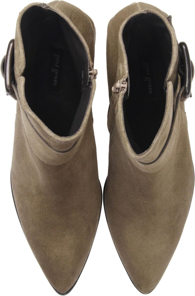 Paul Green Vrouwen Enkellaarsjes 9578 Taupe Maat 40 Paul Green Vrouwen Enkellaarsjes 9578 Taupe Maat 40
