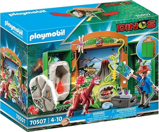 PLAYMOBIL Speelbox 'Dino-onderzoeker' - 70507