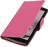 Wicked Narwal | bookstyle / book case/ wallet case Hoes voor LG G4 Roze