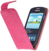 Wicked Narwal | Echt leder Classic Hoes voor Samsung Galaxy S4 i9500 Roze