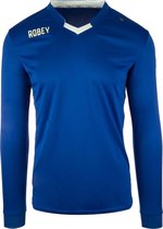 Robey Hattrick LS - Voetbalshirt - Kinderen - Blauw - Maat 164