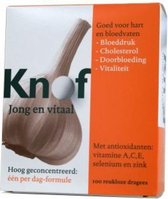 Knof Knoflook - 100 reukloze dragees - Voedingssupplement