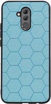 Wicked Narwal | Hexagon Hard Case voor Huawei P20 Lite Blauw