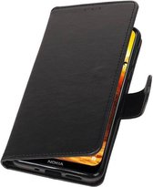 Wicked Narwal | Premium bookstyle / book case/ wallet case voor Nokia 8.1 Zwart