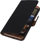 Wicked Narwal | bookstyle / book case/ wallet case Hoes voor HTC One Me Zwart