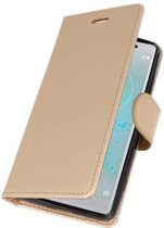 Wicked Narwal | Wallet Cases Hoesje voor Sony Xperia XZ2 Compact Goud