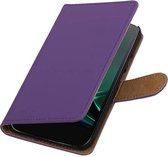 Wicked Narwal | bookstyle / book case/ wallet case Hoes voor Motorola Moto G4 Play Paars