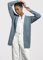 Loop.a life Duurzaam Vest Waterfront Cardigan Dames - Turkoois - Maat S